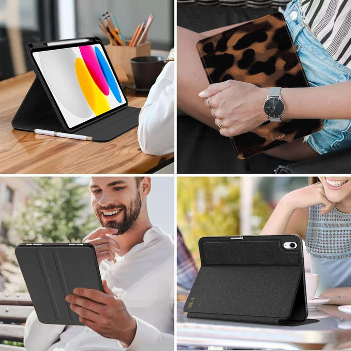 Tech-Protect Lamano case for iPad 10.9” 10 / 2022 / 11” 11 / 2025 - brown and black
