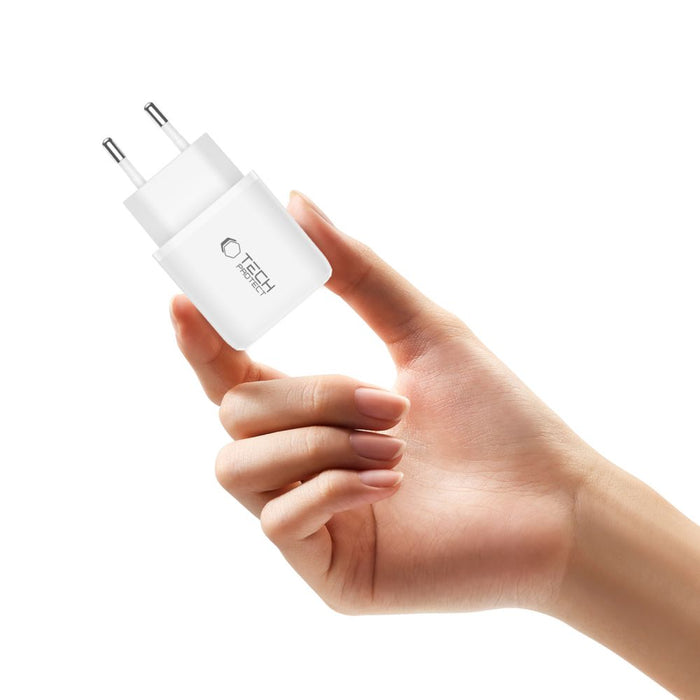 Tech-Protect NCA45W-GAN 2-Port 45W Wall Charger - White