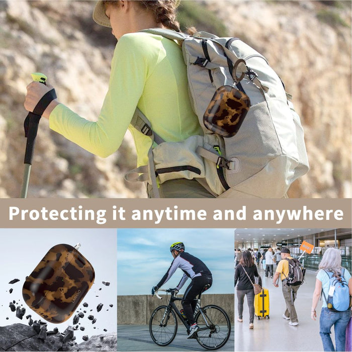 Tech-Protect Lamano case for AirPods Pro 1 / 2 - black and brown