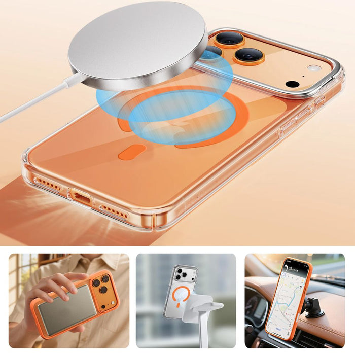 MagSafe Tech-Protect MMP-200 Magnetic Ring for Phone - Orange