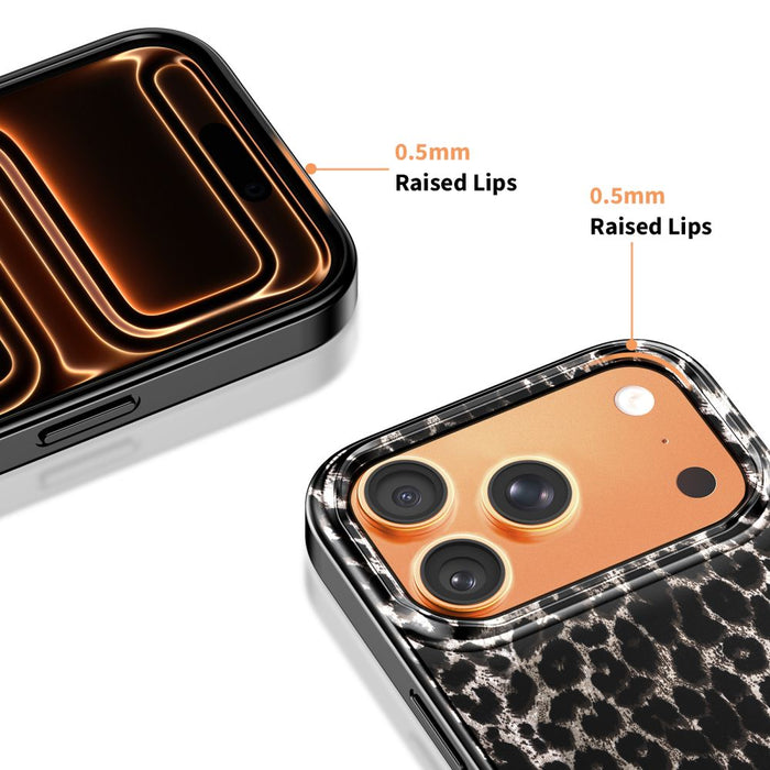 Tech-Protect Lamano MagSafe case for iPhone 17 Pro - black and brown