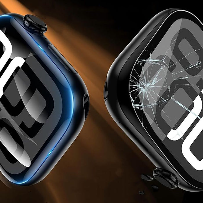Tech-Protect Easy Set Flex+ 3-Pack Tempered Glass for Apple Watch 42mm - Black