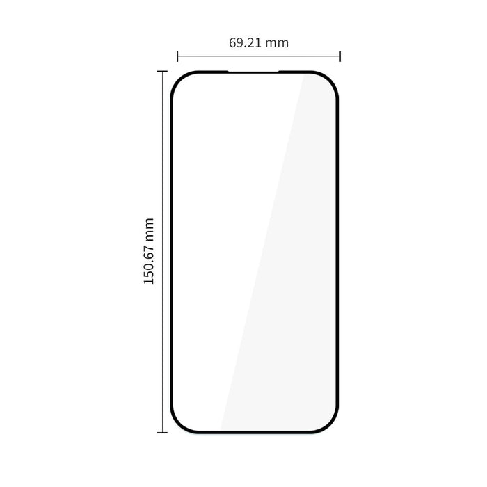 Tech-Protect Glass Fit+ 2-Pack Tempered Glass for Google Pixel 9A / 20A - Black