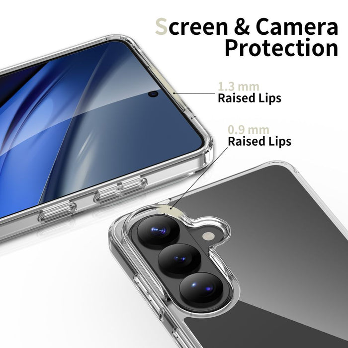Tech-Protect FlexAir Hybrid Case for Samsung Galaxy S26 - Clear