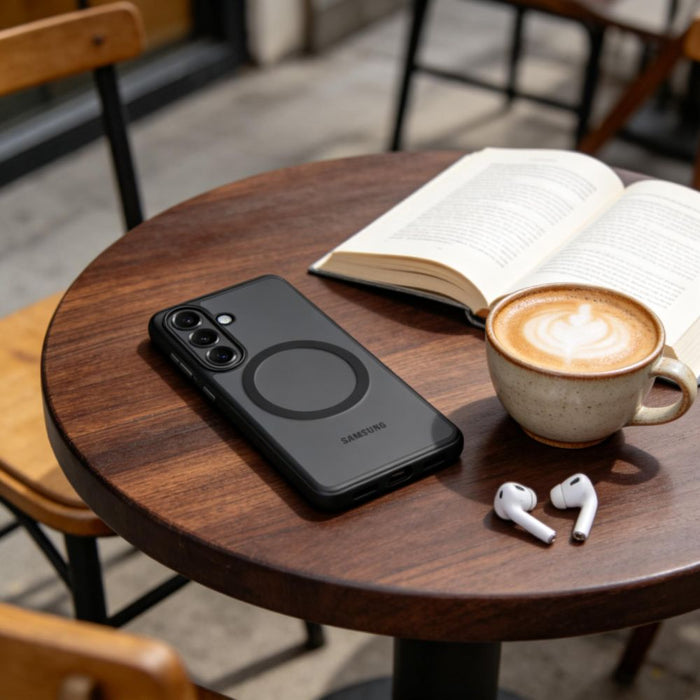 Tech-Protect MagPeak MagSafe case for Samsung Galaxy S26 - black
