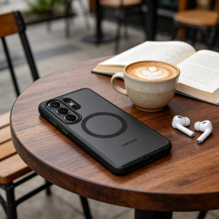 Tech-Protect MagPeak MagSafe Case for Samsung Galaxy S26 Ultra - Black