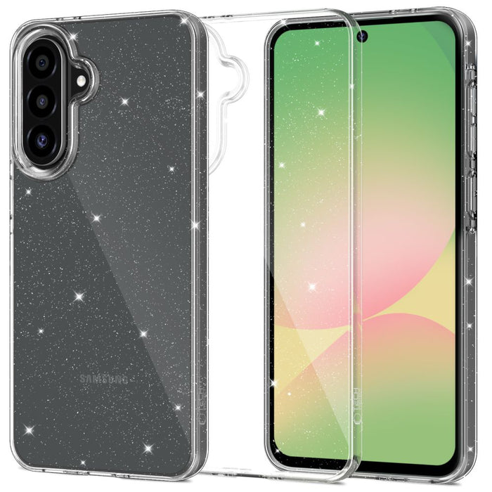 Tech-Protect FlexAir Case for Samsung Galaxy A57 5G - Clear Glitter