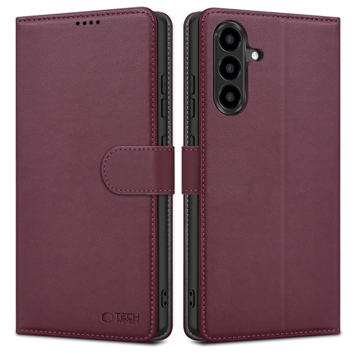 Tech-Protect Wallet Case for Samsung Galaxy A36 / A56 / A37 5G - Burgundy