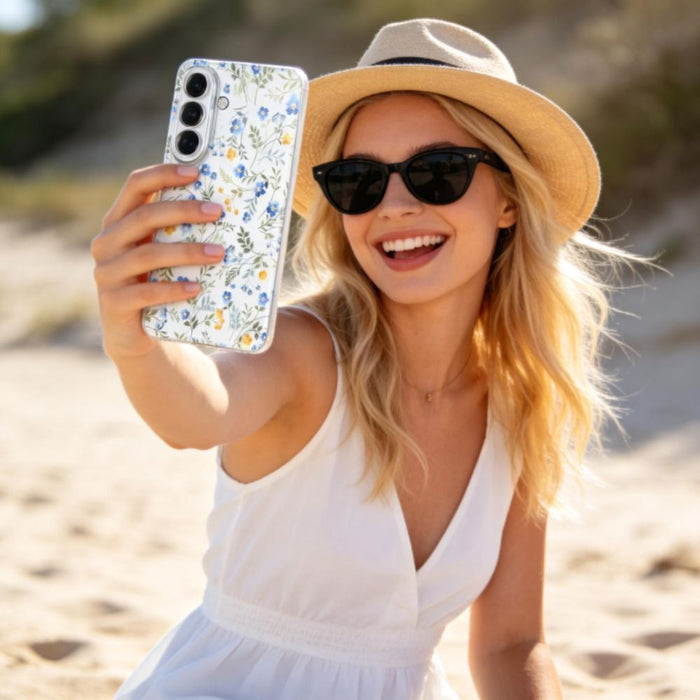 Tech-Protect FlexAir Case for Samsung Galaxy A37 5G - Multicolor Flowers