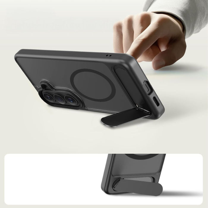 Tech-Protect MagRack MagSafe Case for Samsung Galaxy S26 - Matte Black
