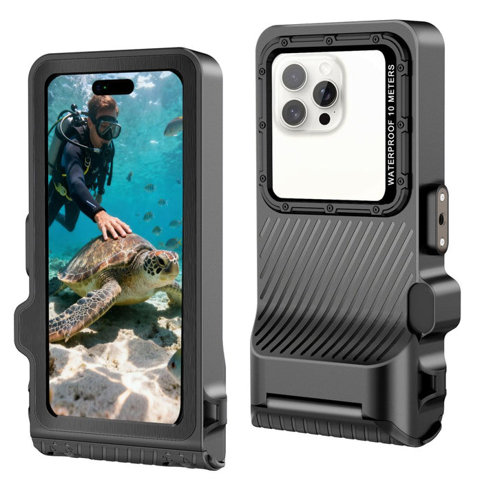 Tech-Protect IPX8 Pro Waterproof Phone Case - Gray and Black