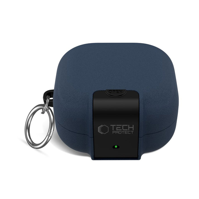 Tech-Protect Slim Hook Case for Samsung Galaxy Buds 4 / 4 Pro - Navy Blue