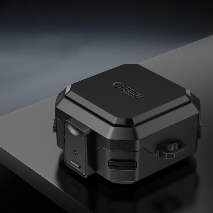Tech-Protect Carbonox MagSafe Case for Samsung Galaxy Buds 4 / 4 Pro - Black