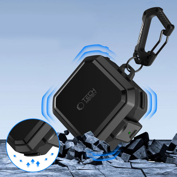 Tech-Protect Carbonox MagSafe Case for Samsung Galaxy Buds 4 / 4 Pro - Black