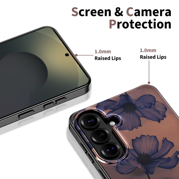 Tech-Protect Lamano MagSafe Case for Samsung Galaxy A57 5G - Brown and Purple
