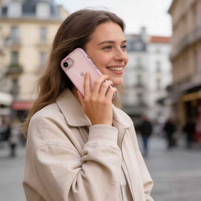Tech-Protect Magmat Case for iPhone 16e / 17e - Transparent Pink