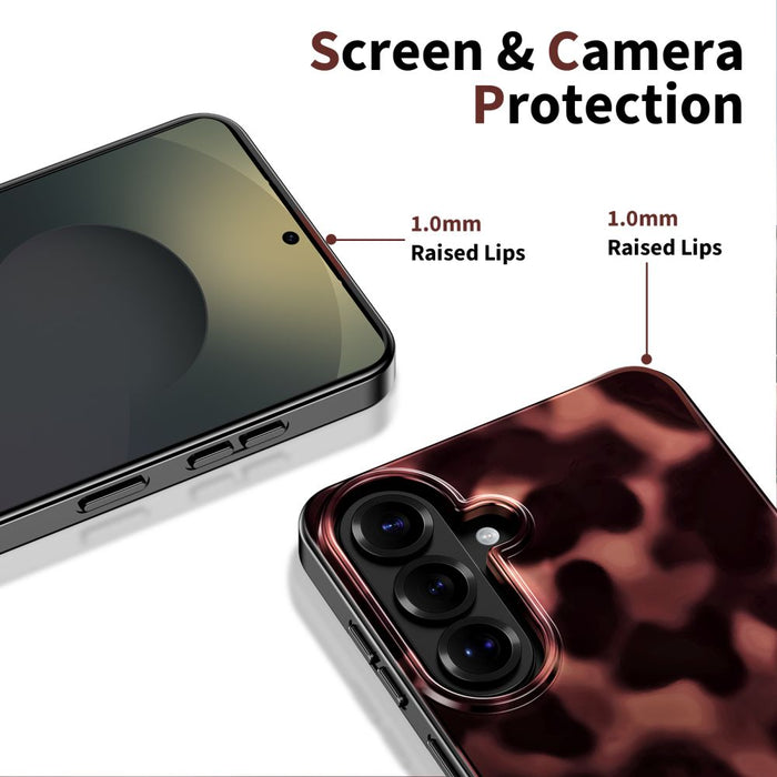 Tech-Protect Lamano MagSafe Case for Samsung Galaxy A36 / A37 5G - Black and Brown