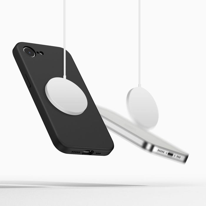 Tech-Protect Silicone MagSafe Case for iPhone 16e / 17e - Black