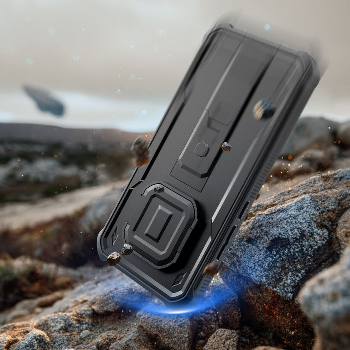 Tech-Protect Kevlar Cam+ 2-set case for Xiaomi Redmi Note 15 Pro 5G - black