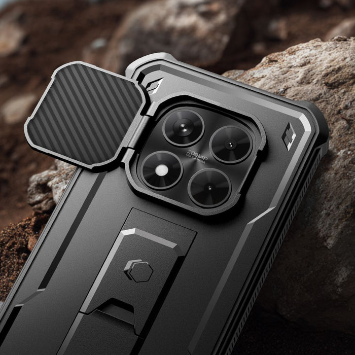 Tech-Protect Kevlar Cam+ 2-set case for Xiaomi Redmi Note 15 Pro 5G - black