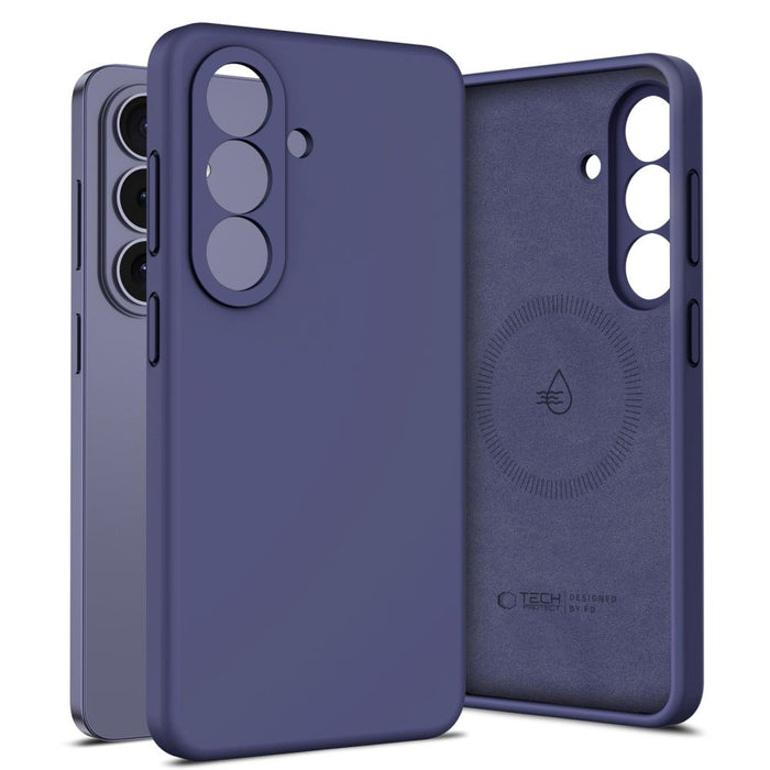 Tech-Protect Silicone MagSafe Case for Samsung Galaxy S26 - Purple