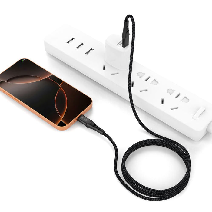 Tech-Protect Ultraboost UB11T USB-C / USB-C PD 240W / QC3.0 Cable 200 cm - Black