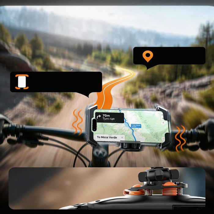 Tech-Protect V7 Handlebar Mount - Black