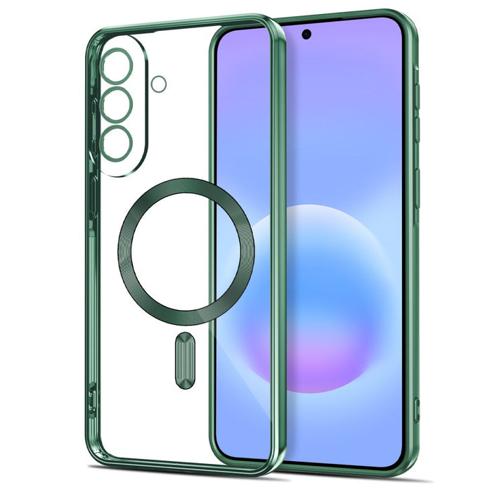 Tech-Protect MagFlex MagSafe Case for Samsung Galaxy A37 5G - Transparent Green