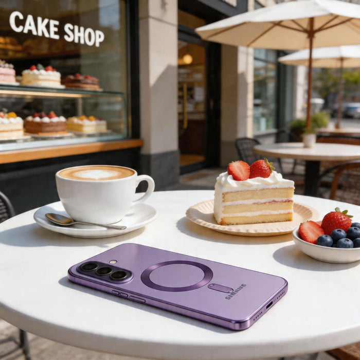 Tech-Protect MagFlex MagSafe Case for Samsung Galaxy A57 5G - Transparent Purple