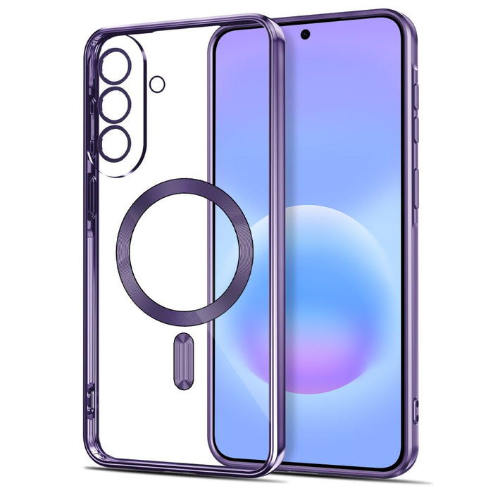 Tech-Protect MagFlex MagSafe Case for Samsung Galaxy A57 5G - Transparent Purple