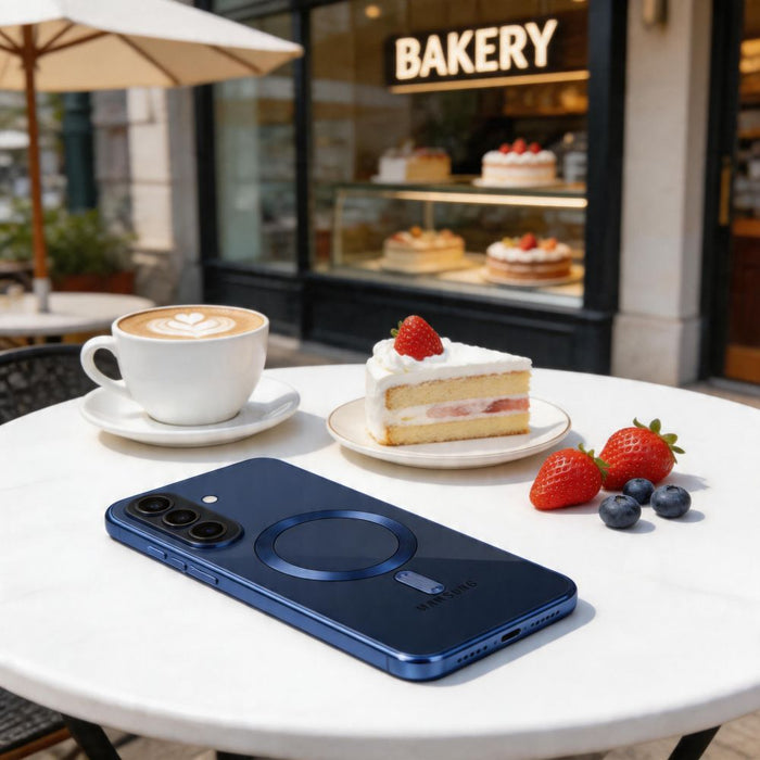 Tech-Protect MagFlex MagSafe Case for Samsung Galaxy A57 5G - Transparent Blue