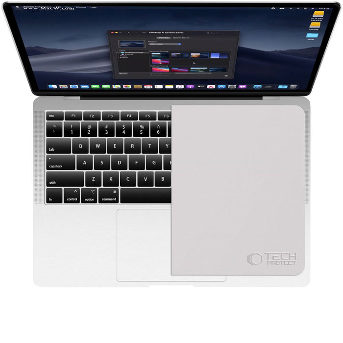 Tech-Protect Polishing Cloth Microfiber Screen Cloth for Laptop 15-16" - Gray