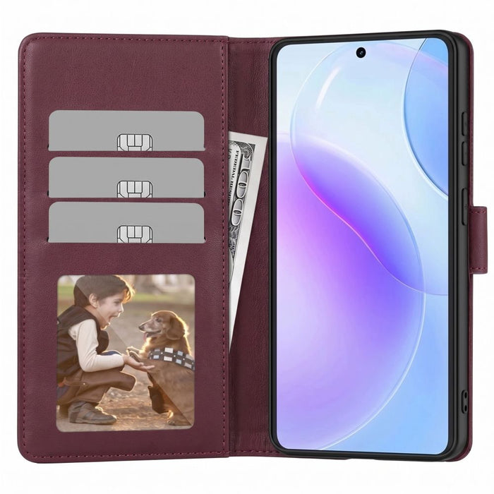 Tech-Protect Wallet Case for Samsung Galaxy A27 5G - Burgundy