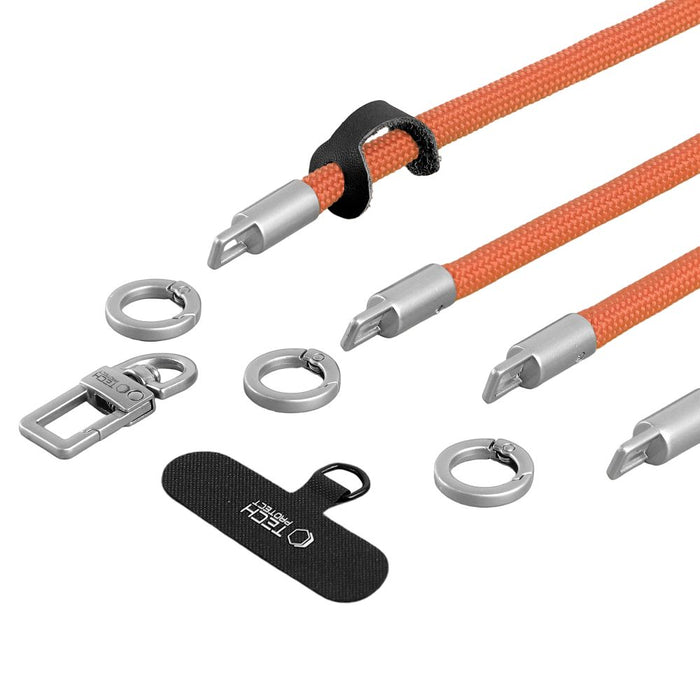 Tech-Protect C10S Rope Phone Lanyard - Orange