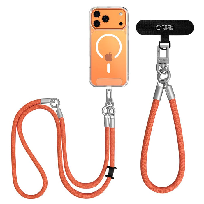 Tech-Protect C10S Rope Phone Lanyard - Orange