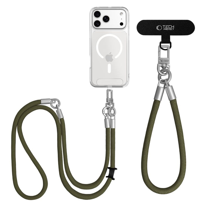 Tech-Protect C10S Rope Phone Lanyard - Green