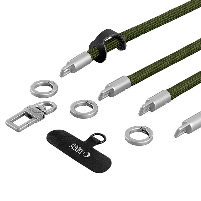 Tech-Protect C10S Rope Phone Lanyard - Green