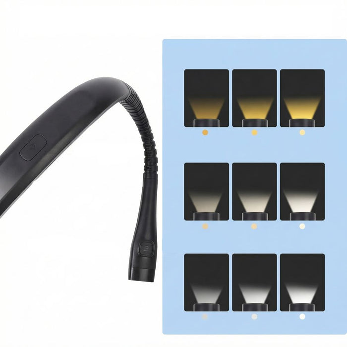 Tech-Protect LL200 Wireless Back Reading Lamp - Black