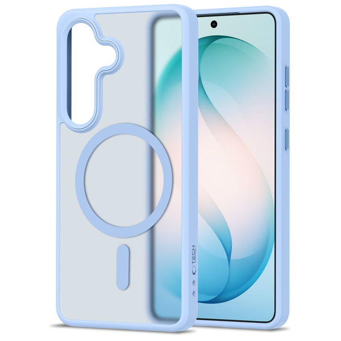 Tech-Protect Magmat MagSafe Case for Samsung Galaxy S26 - Matte Blue