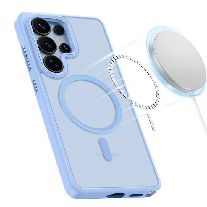 Tech-Protect Magmat MagSafe Case for Samsung Galaxy S26 Ultra - Matte Blue