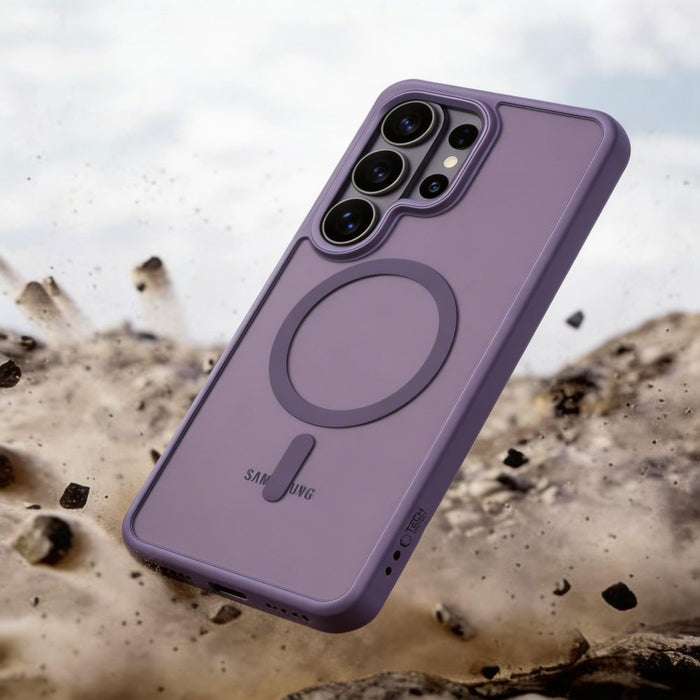 Tech-Protect Magmat MagSafe Case for Samsung Galaxy S26 Ultra - Matte Purple