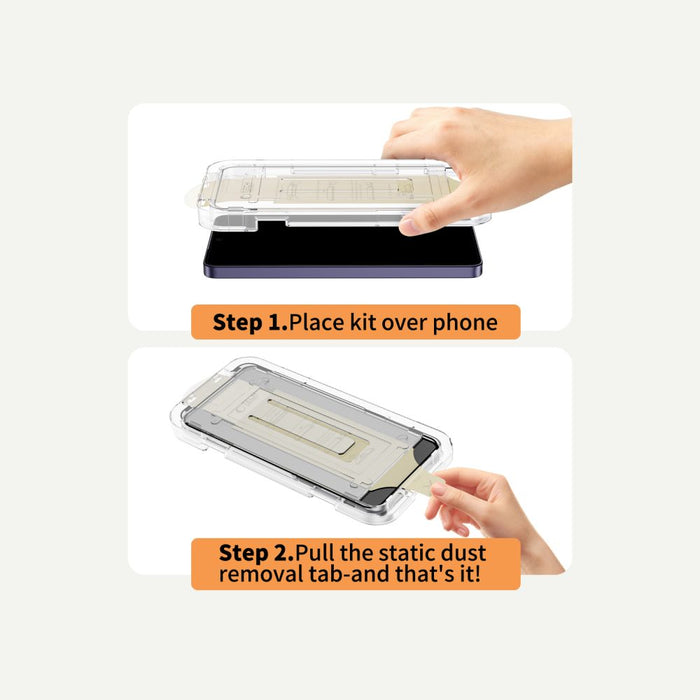 Tech-Protect Quick Set AR+ Anti-Reflective Glass for Samsung Galaxy S26+ - Black