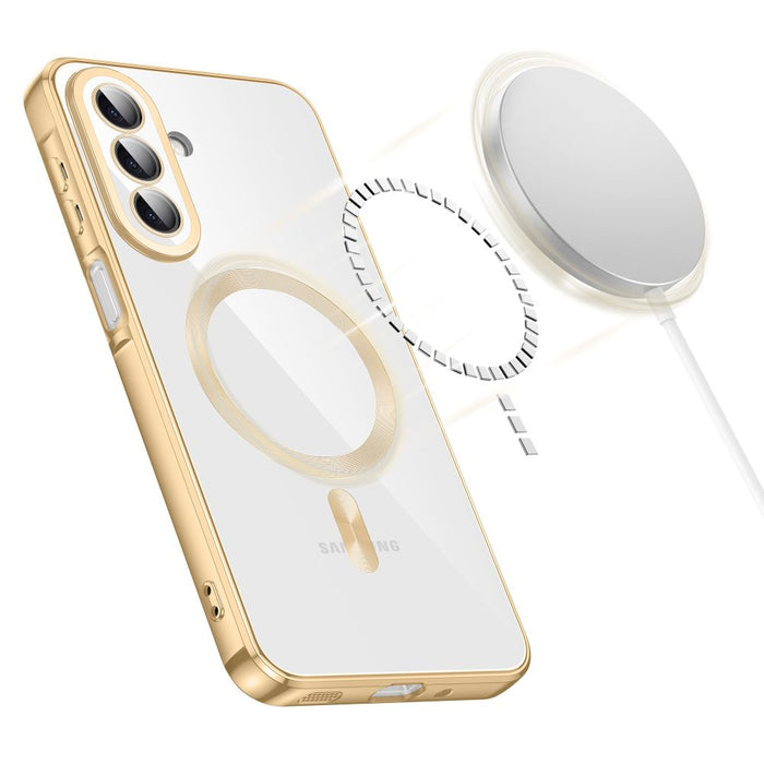 Tech-Protect MagFlex MagSafe Case for Samsung Galaxy A27 5G - Transparent Gold