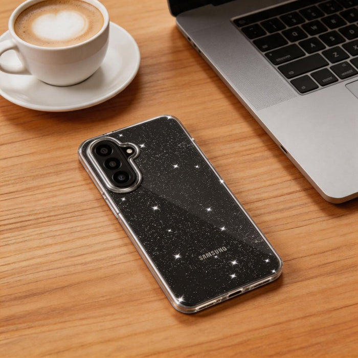 Tech-Protect FlexAir Case for Samsung Galaxy A27 5G - Clear and Glitter