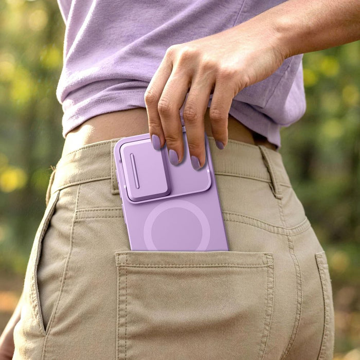 Tech-Protect Kevlar Aura MagSafe Case for Samsung Galaxy A57 - Purple