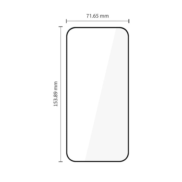 Tech-Protect Glass Fit+ 2-Pack Tempered Glass for Xiaomi 17T - Black
