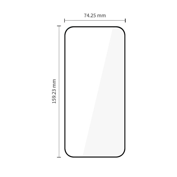 Tech-Protect Glass Fit+ 2-Pack Tempered Glass for Xiaomi 17T Pro - Black