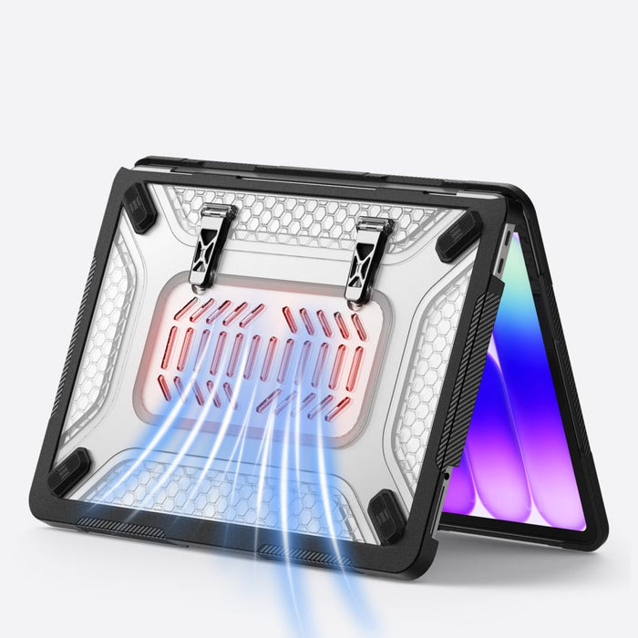 Tech-Protect Kevlar Pro Case for MacBook Neo 13" 2026 - Black and Clear