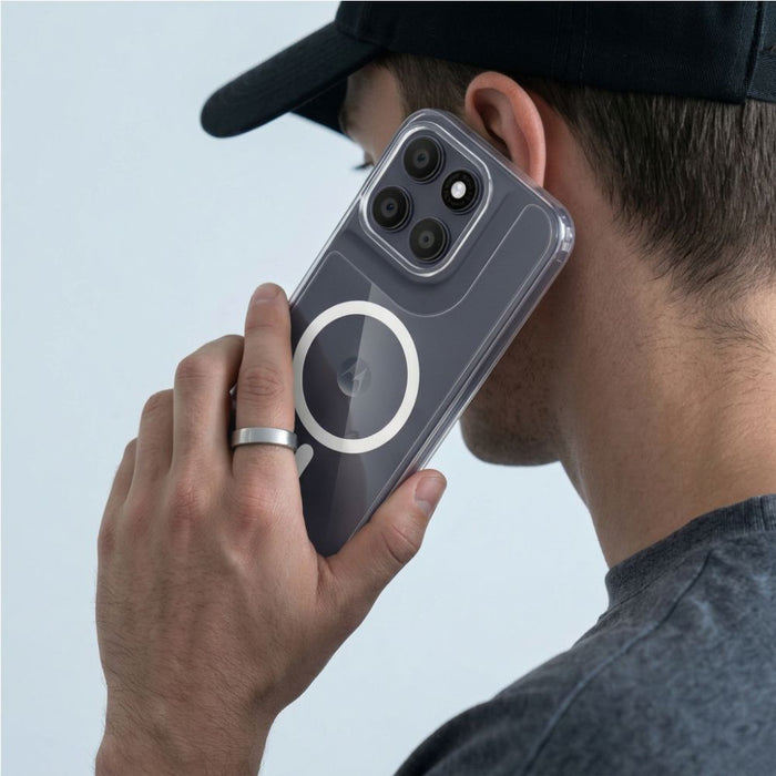 Tech-Protect FlexAir Hybrid MagSafe Case for Motorola Moto G67 / G77 - Transparent