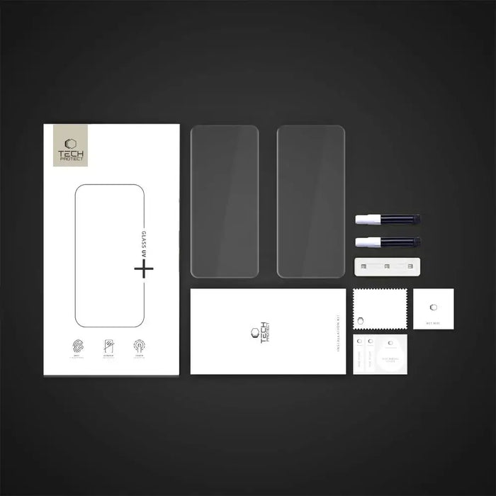 Tech-Protetect Glass UV+ Tempered Glass for Realme 14 Pro+ 5G - Transparent - Cell phone tempered glass<<<HurtelXML
